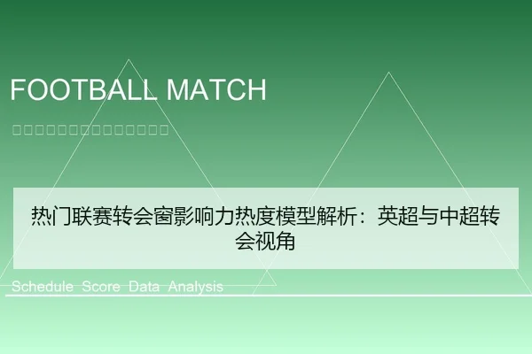 热门联赛转会窗影响力热度模型解析：英超与中超转会视角